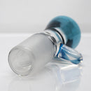 Unity Glassworks - Single Hole Martini Slide - 18mm - Blue Stardust & Ghost - The Cave