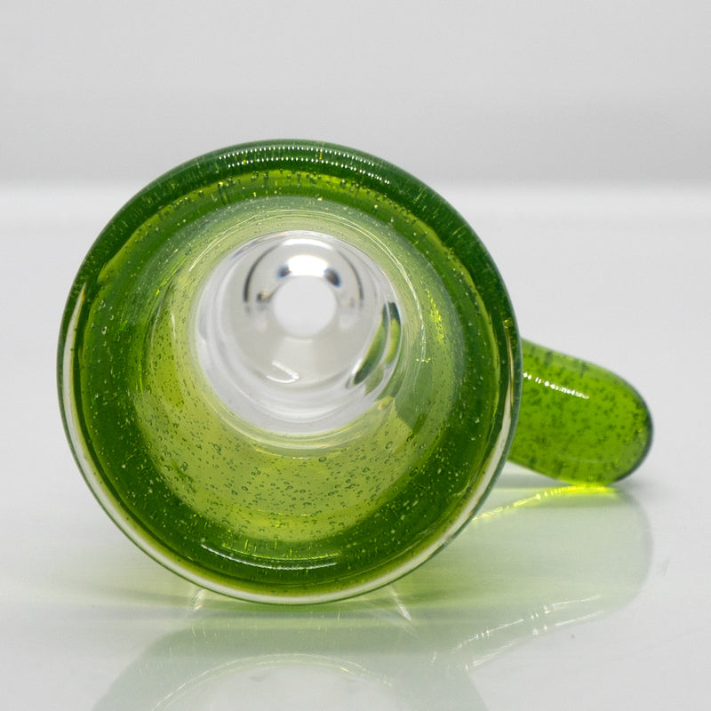 Unity Glassworks - Single Hole Martini Slide - 18mm - Sea Slyme - The Cave