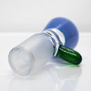 Unity Glassworks - Single Hole Martini Slide - 18mm - Baby Blue Cheese & Green Stardust - The Cave