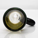 Unity Glassworks - Single Hole Martini Slide - 18mm - Metal Fleck & Black Sparkle - The Cave