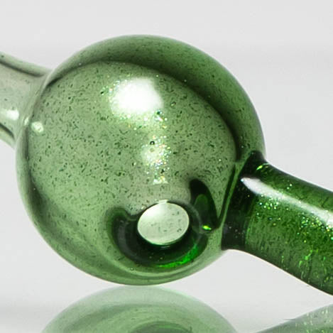 Unity Glassworks - Puffco Peak/ Carta Bubble Cap - Green Stardust - The Cave