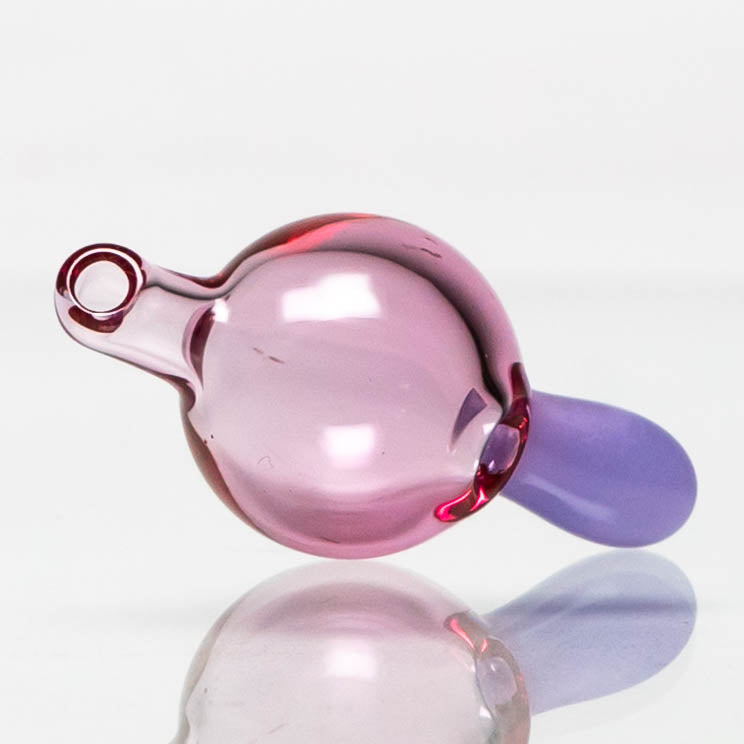 Unity Glassworks - Puffco Peak/ Carta Bubble Cap - Karmaline & Purple Satin - The Cave