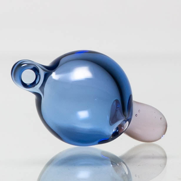 Unity Glassworks - Puffco Peak/ Carta Bubble Cap - Blue Dream & Peach - The Cave