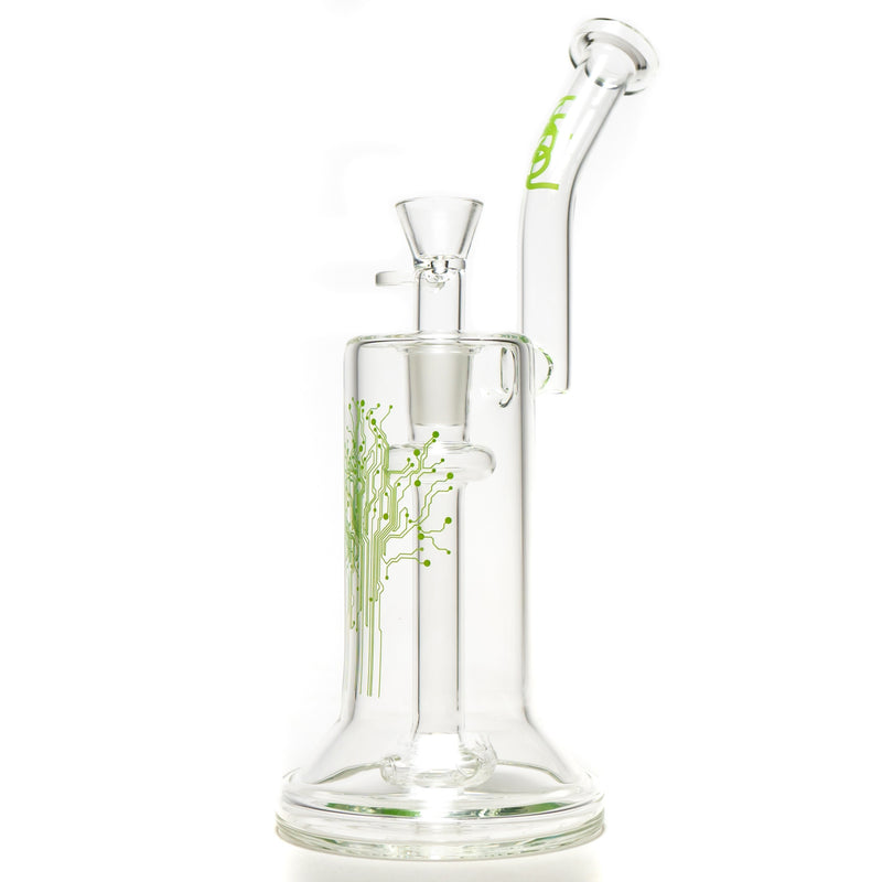 Urbal Technologies - Hybrid 4 Hole Bubbler - 18mm - Green Tree Label - The Cave