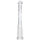 Urbal Technologies - 6 Slit Downstem - 4.5" - Clear w/ White* - The Cave