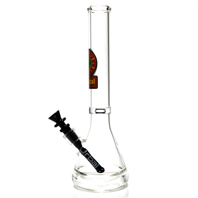 Urbal Technologies - 13" Beaker - 45x5 - Red Rasta Label - The Cave