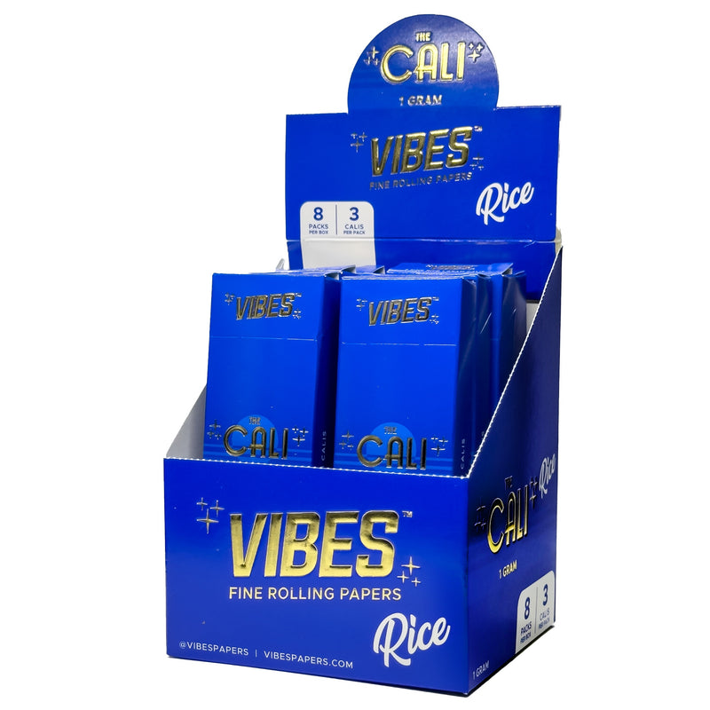 Vibes - The Cali - Rice - 3 Cones - 1 Gram - 8 Pack Box - The Cave