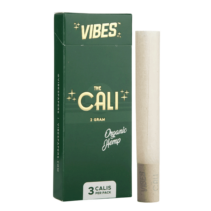Vibes - The Cali - Organic Hemp - 3 Cones - 2 Gram - Single Pack - The Cave