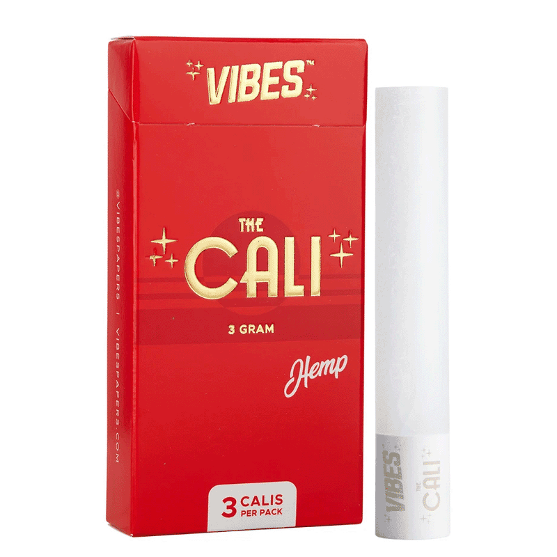 Vibes - The Cali - Hemp - 3 Cones - 3 Gram - 8 Pack Box - The Cave