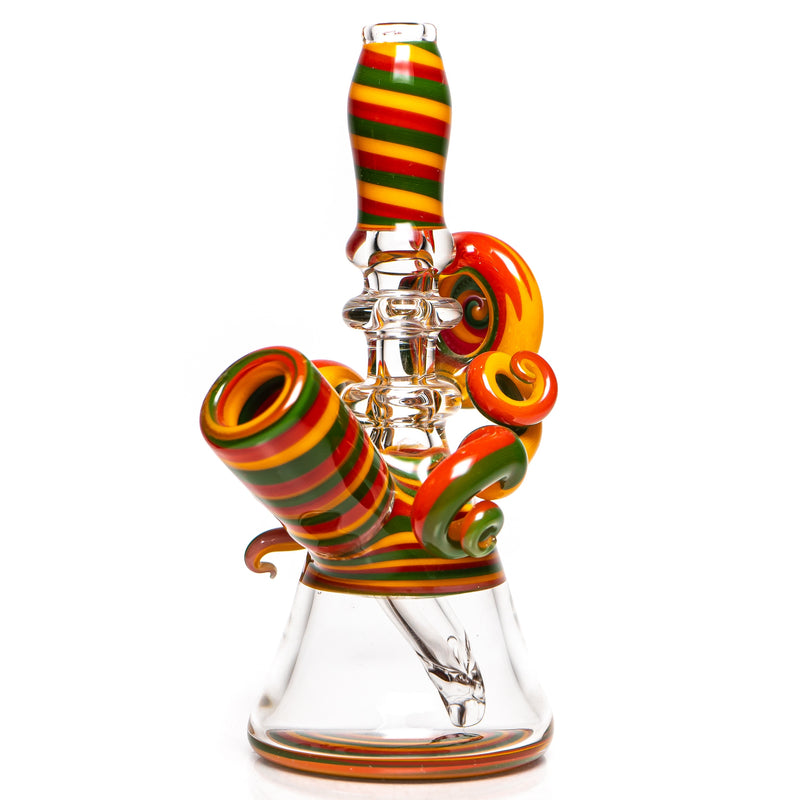 Heady - Linework Mini Tube - Rasta - The Cave