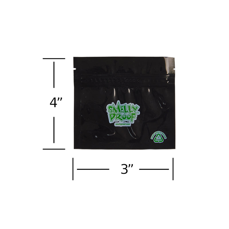 Smelly Proof - XS Bag - Black - 5 Pack Bundle - The Cave