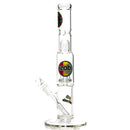 ZOB Glass - 15" Straight UFO Perc - Circle Instrum Label - Rasta - The Cave