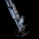 ZOB Glass - 15" Straight UFO Perc - Circle Instrum Label - Rasta - The Cave