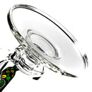 ZOB Glass - 16" Reduced Straight Zobello Perc - Oval Stars Label - Rasta - The Cave