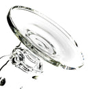 ZOB Glass - 18" Straight Zobello to UFO Perc - Circle Instrum Label - Black & White - The Cave