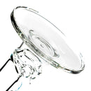 ZOB Glass - 18" Straight Zobello to 8 Arm Tree Perc - Pyramids Label - Blue & Sandblast - The Cave