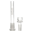 ZOB Glass - 16" Straight Wubbler 8 Arm Tree Perc - Pyramids Label - Blue & Black - The Cave