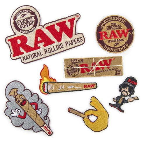 RAW - Smokers Patch Collection - 7 Pack - The Cave