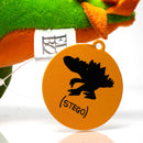 Elbo - Mini Plushie - Stego - Green & Orange - The Cave