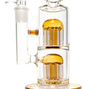 Shooters - Double Tree Perc Rig - Amber Accents - The Cave