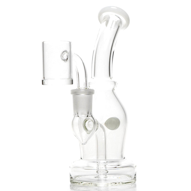 Shooters - Mini Mib Bubbler - White Accent - The Cave