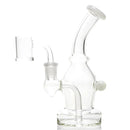 Shooters - Mini Mib Bubbler - White Accent - The Cave