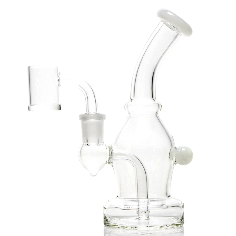 Shooters - Mini Mib Bubbler - White Accent - The Cave