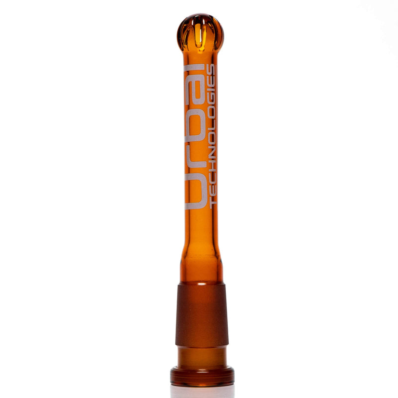 Urbal Technologies - 6 Slit Downstem - 4.5" - Amber w/ White - The Cave