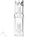 Shooters - 19" Double Circ Beaker - Black Accent - The Cave