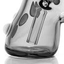 Shooters - Dimple Grip Hammer Bubbler - Black & Milky Green - The Cave