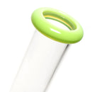 Shooters - 10" Beaker - Milky Green Accent - The Cave