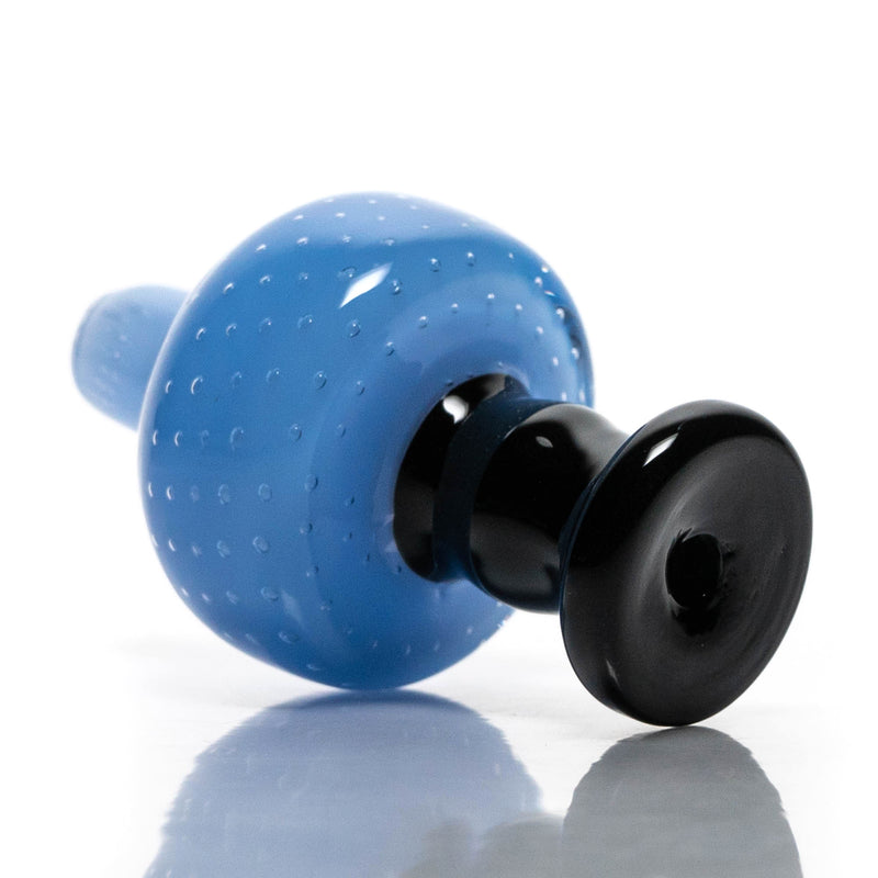 Shooters - Air Trap Bubble Cap - Milky Blue & Black - The Cave