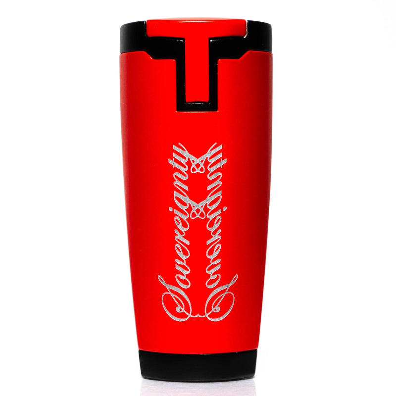 Vector X Sovereignty - Apex - Triple Flame Torch Lighter - Red - The Cave