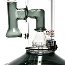 ROOR.US - 99 Series - 18” Fixed Straight w/ Barrel Perc - Smoke & White - Black & White Label - The Cave