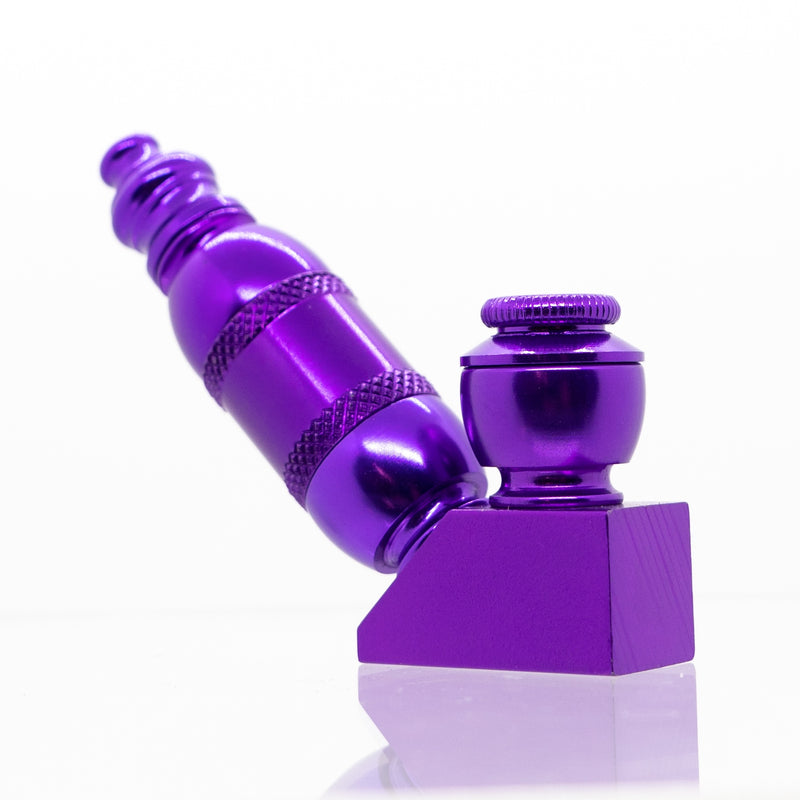 Metal Pipe - Stand Up - Double Chamber - Purple - The Cave