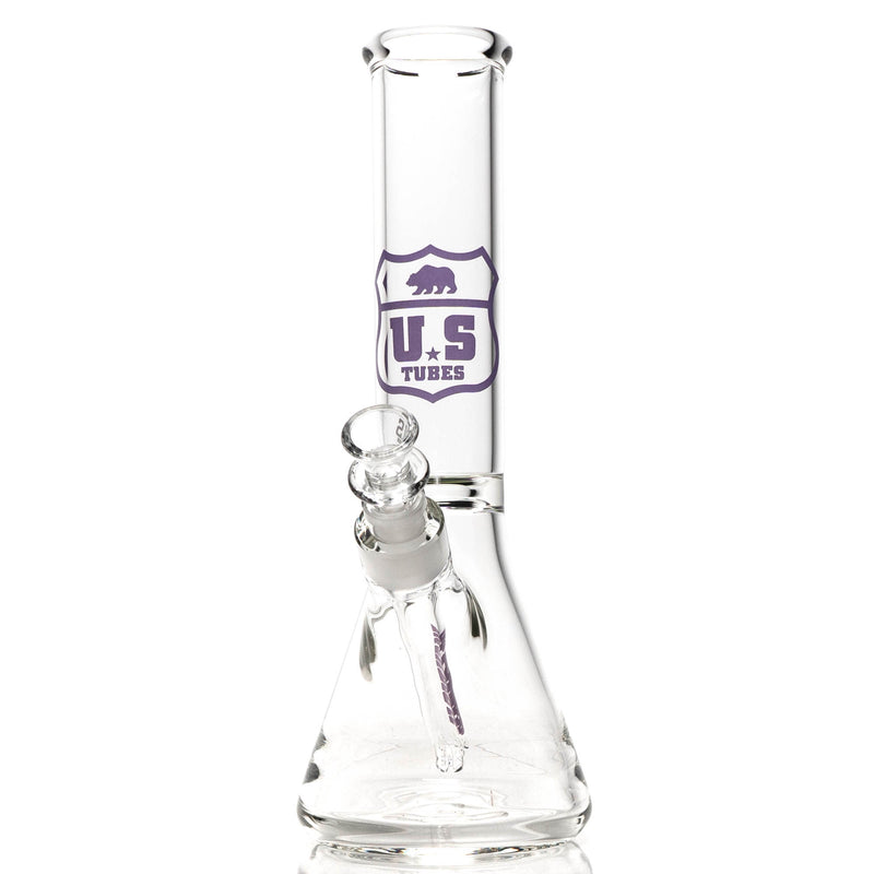 US Tubes - 12" Beaker 50x5 - Constriction - Purple Highway Outline - The Cave