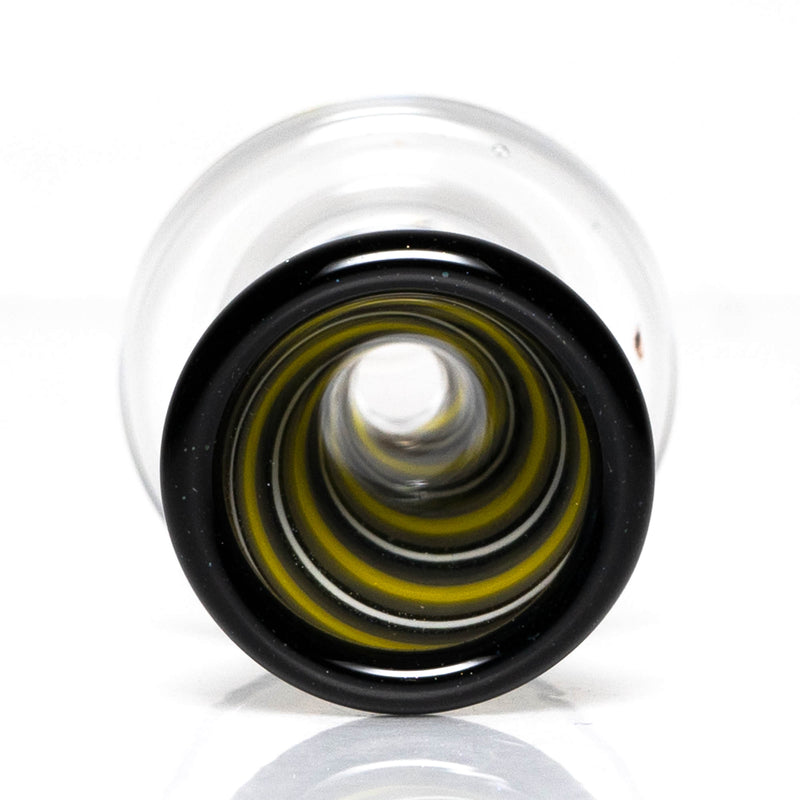 Aaron Vigil - Worked Martini Slide - 18mm - Yellow & Jailhouse w/ Steelwool