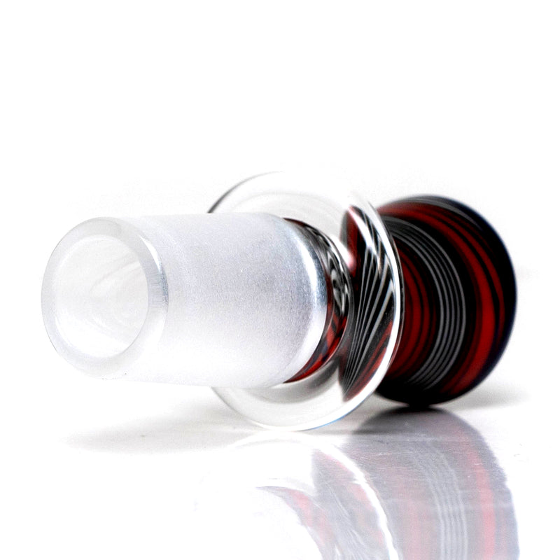 Aaron Vigil - Worked Martini Slide - 18mm - Red & Black w/ Jailhouse