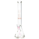 US Tubes - 17" Beaker 50x5 - Constriction - White & Pink Vertical Label - The Cave