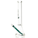 US Tubes - 17" Beaker 50x5 - Constriction - White & Teal Vertical Label - The Cave