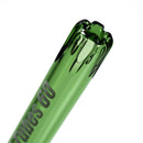 US Tubes - 17" Beaker 50x5 - Constriction - White & Green Vertical Label - The Cave