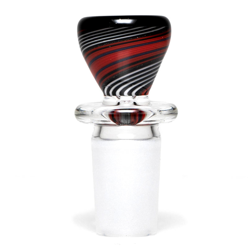 Aaron Vigil - Worked Martini Slide - 18mm - Red & Black w/ Jailhouse