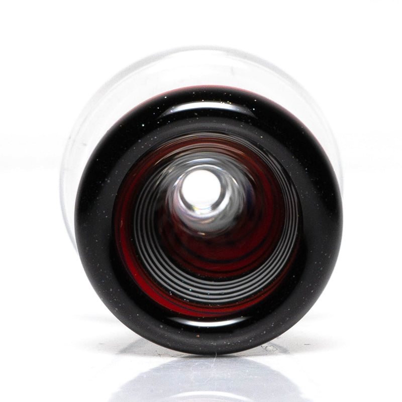 Aaron Vigil - Worked Martini Slide - 18mm - Red & Black w/ Jailhouse