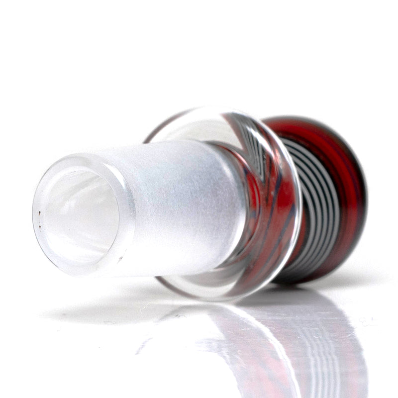 Aaron Vigil - Worked Martini Slide - 18mm - Red & Black w/ Jailhouse