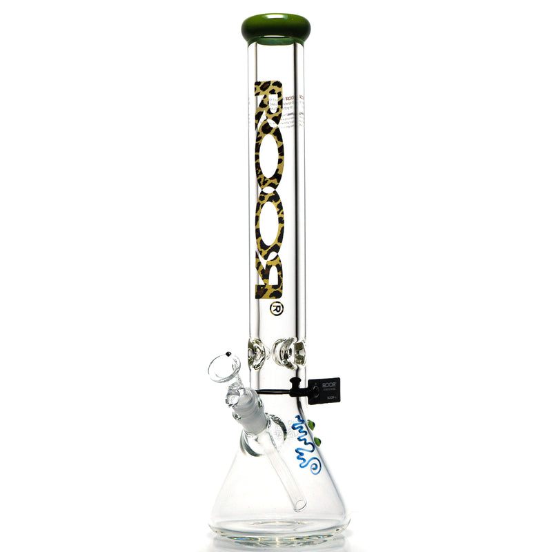 ROOR.US - 99 Series - 18" Beaker - 50x9 - Green Lip - Cheetah Label - The Cave