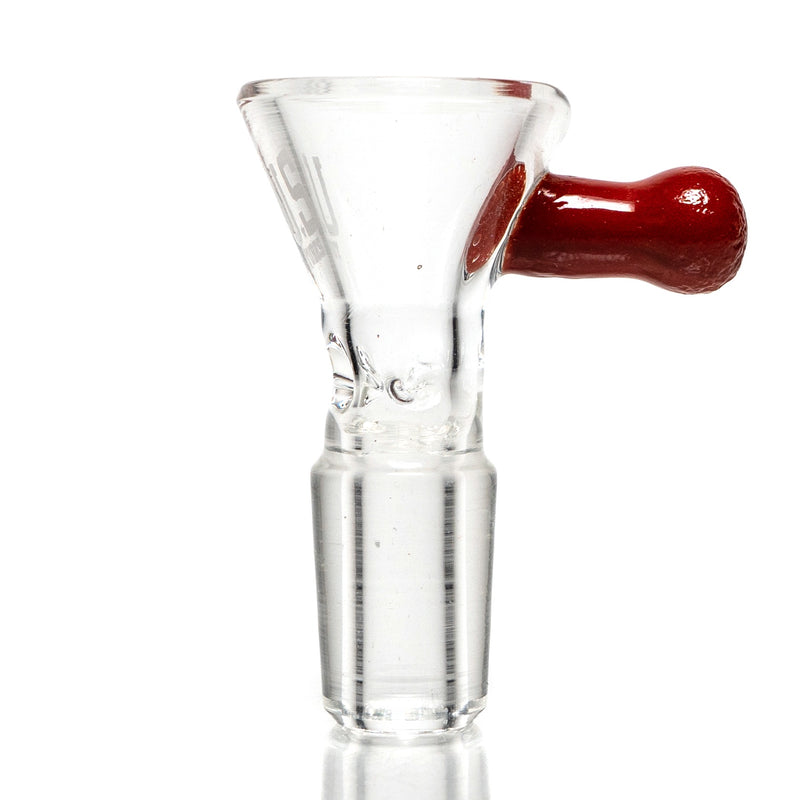 US Tubes - 14mm Ice Pinch Martini Slide - Solid Red - The Cave