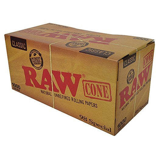 RAW - Cone - 98 Special 1000 pack - The Cave