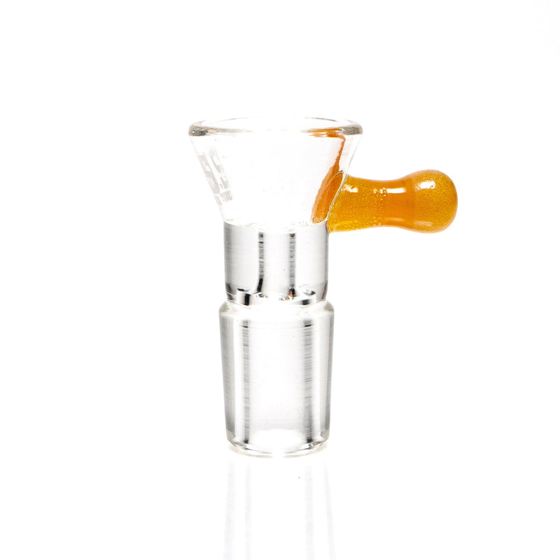 US Tubes - 18mm Single Hole Martini Slide - Orange - The Cave