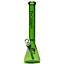 Phoenix Star - 14" Beaker - Full Green w/ Gold Label - The Cave