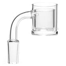 Shooters - 30mm Flat Top Quartz Banger & Slitted Insert - 14mm Male 90º - The Cave